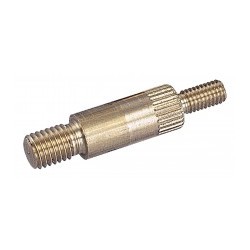 Réduction en laiton avec filetage (MALE) métrique et américain 5 M/A 10-32.Corps du tube 7.39mm de diamètre.