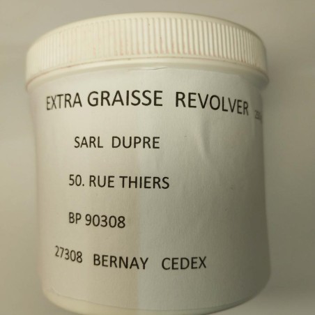 Graisse pour revolver, EXTRA, boite de 400 grammes.