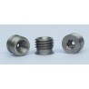 Lumière en inox 418 durci HRC42, pas de m 6 x 0.75,  trou de 1.15.