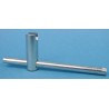Clé pour cheminées pour pistolets UNDERHAMMER carré de 4.5 mm.Acier 42CRM04  trempé.
