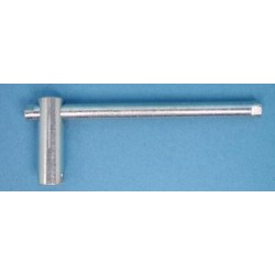 Clé pour les cheminées des fusils.Carré de 5.7 mm. En acier.Tryon,Gibbs,Frontier,Kentucky, Mortimer,Jaeger ,Lepage etc.