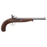 S 374-44 Pistolet Pedersoli continental target à silex avec stecher, calibre 44 lisse, discipline Cominazzo.