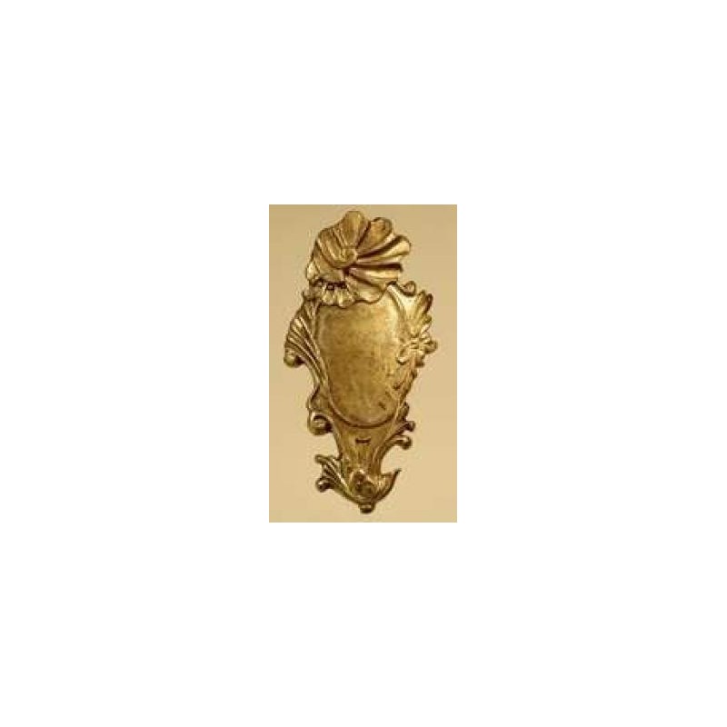 Plaque en laiton  pour crosse.