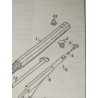 Verrou  du levier  bras de chargement  remington 1858.Eclaté n° 2
