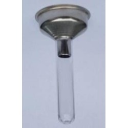 Entonnoir en inox, pour remplissage des tubes,etc.