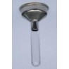 Entonnoir en inox, pour remplissage des tubes,etc.
