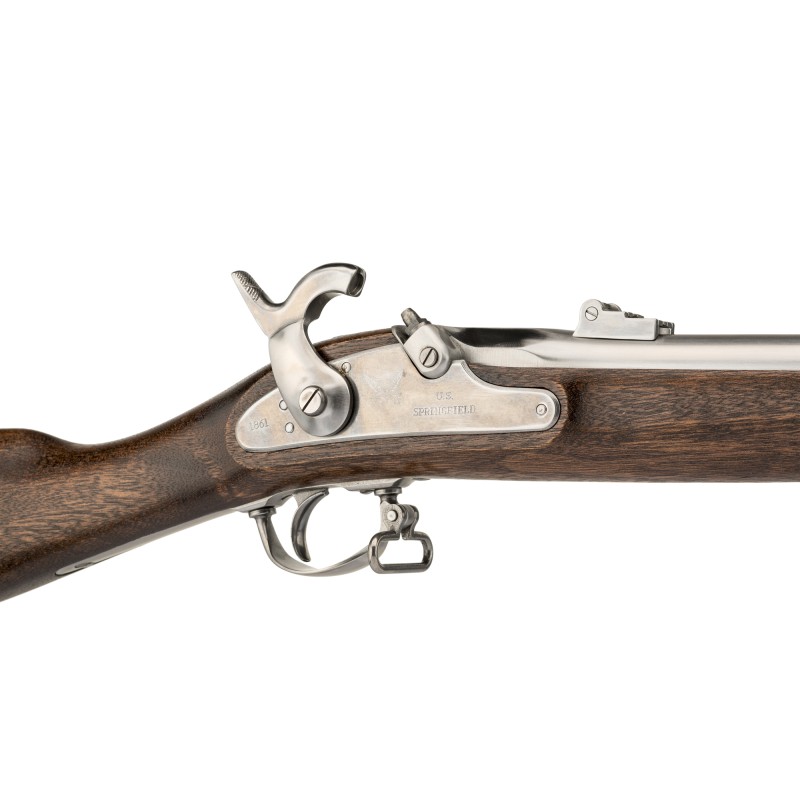 Fusil Sprngfield  de CHIAPPA  1861 musket,   calibre 577,canon 101.6 cm, poids 4.6 kg