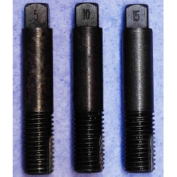 Jeu de Tarauds pour refaire  les filets Pas  de 250x28 Surdimensionnés,0.05",0.10 et 0.15"."