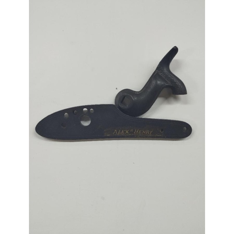 Chien et plaque de platine Parker Hale.