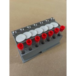 Boite de tir pour armes de poing  calibre 33 à 58.   7 tirs par boite..