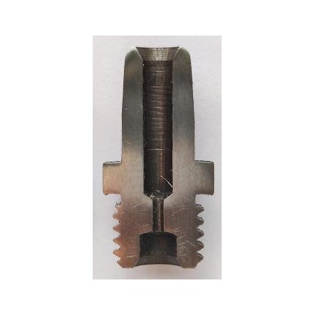 Cheminée    250x28 en inox trempé.   Pour Amorces  4 ailettes.Pour  Gibbs,Tryon, Alamo ,Kentucky  de Pedersoli.