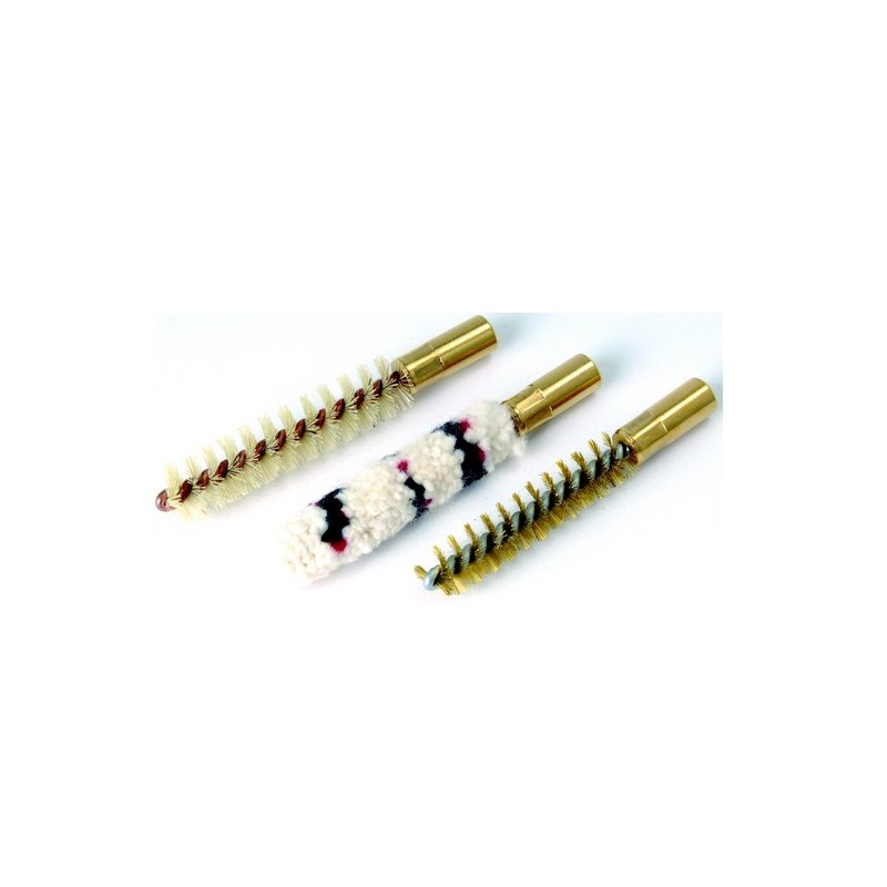 3 Ecouvillons de nettoyage calibre 44.Filatage femelle 5 ma.