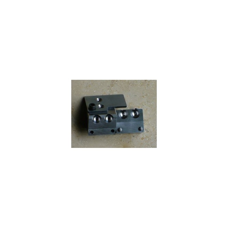 Moule Hensel   neuf  double, balles rondes,371" ou    9.42 mm