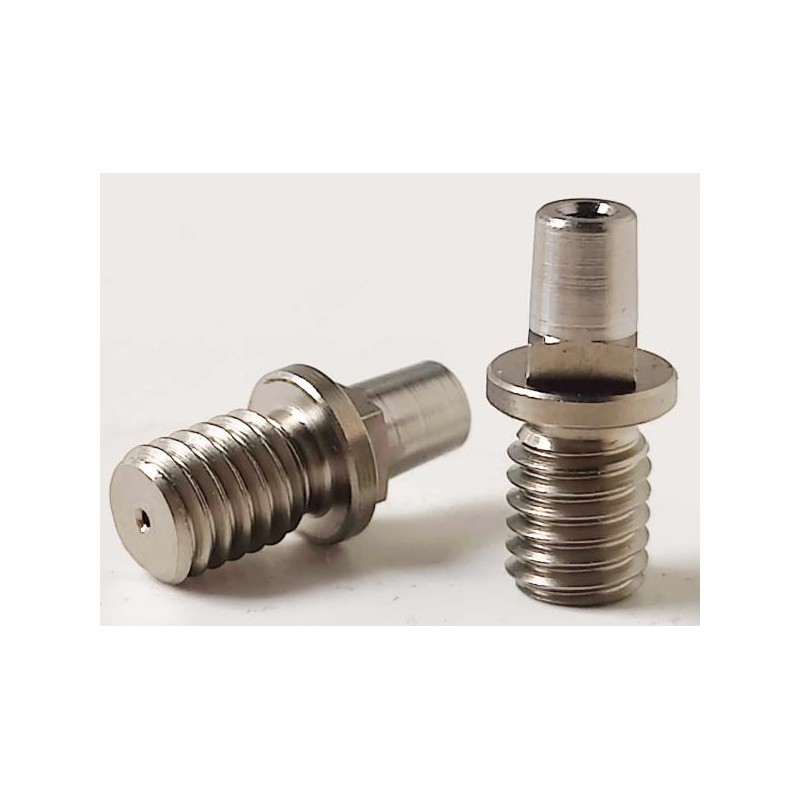 Cheminée inox trempe  HRC  pas  de 6x100 longueur filetage 8 mm.Pour Feinwerkbau et Dedinski.