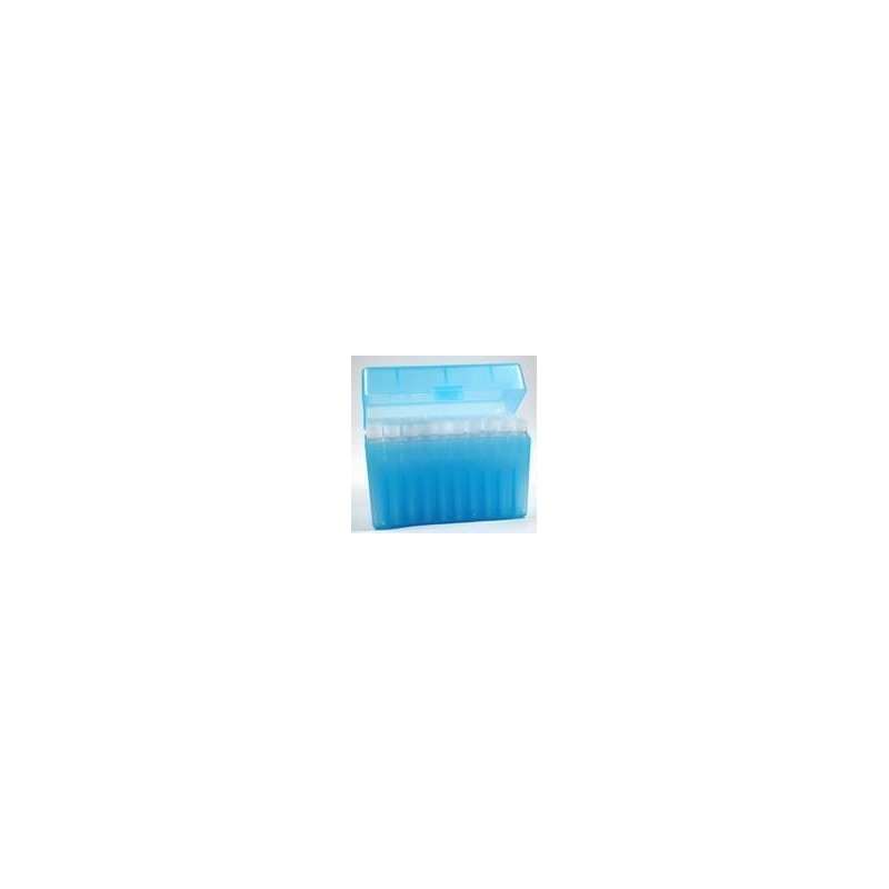 Boite rigide en plastique, avec 50 tubes poudre noire, contenance du tube 75 grains ou 4.86 gr