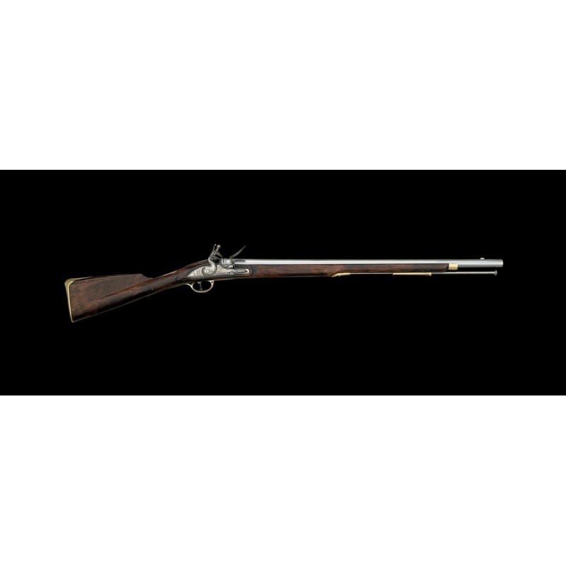 S 362 Carbine Pedersoli Brown Bess, calibre 75,poids 3.600kg,l 120 cm,  canon 77.5 cm.