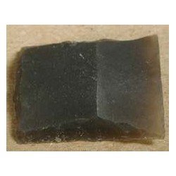 Silex noir Dutrieux comparable au silex Anglais, 1 pouce,  25.4 x 25.4 mm.